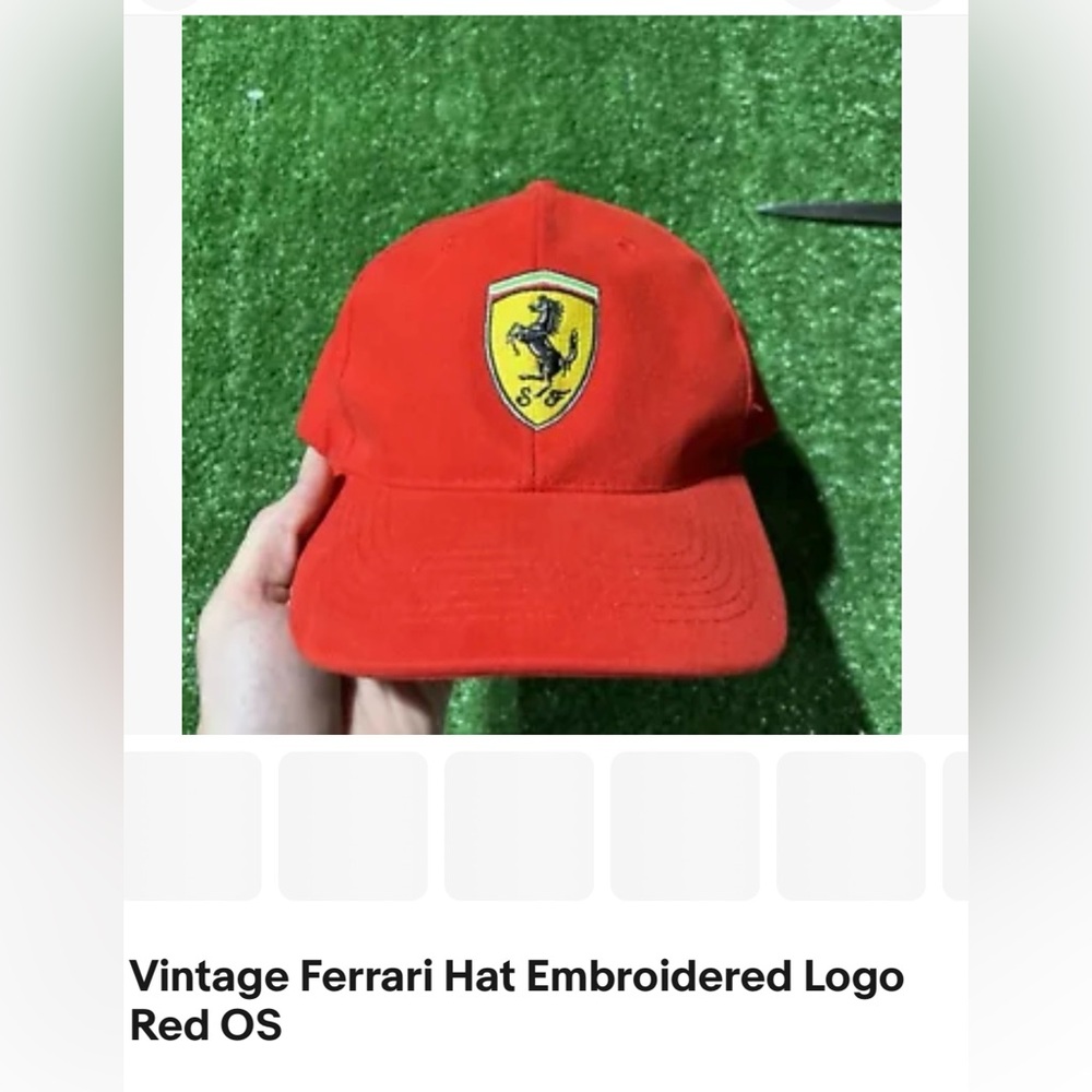 Vintage Ferrari Hat